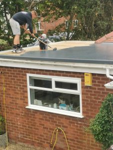 Finishing a flat roof | Roofing Repairs | Roofing Installations | GRP Roofing | Flletwood, Wyre